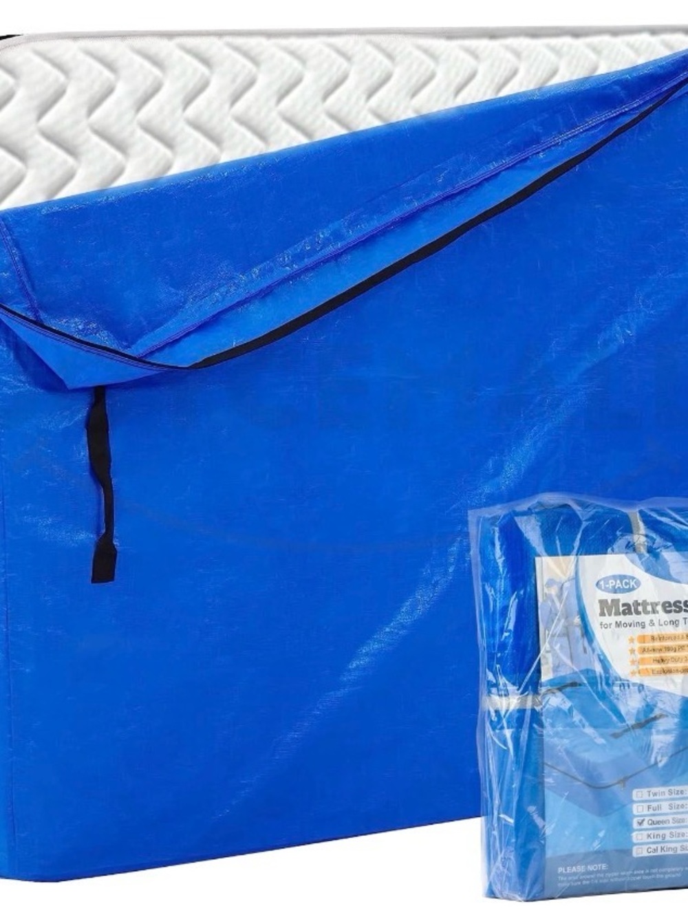 Title: King Size Mattress Moving Bag – Heavy Duty Reusable Cover